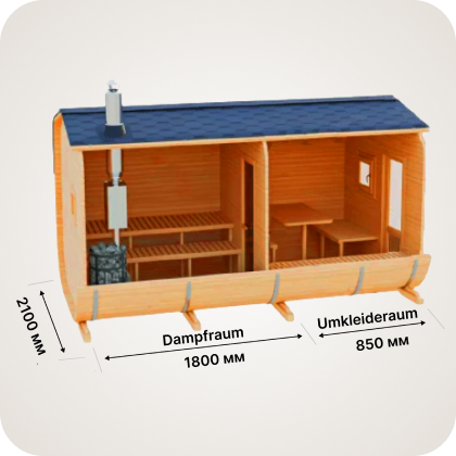 Schematischer Grundriss Ovoid 3,00 m