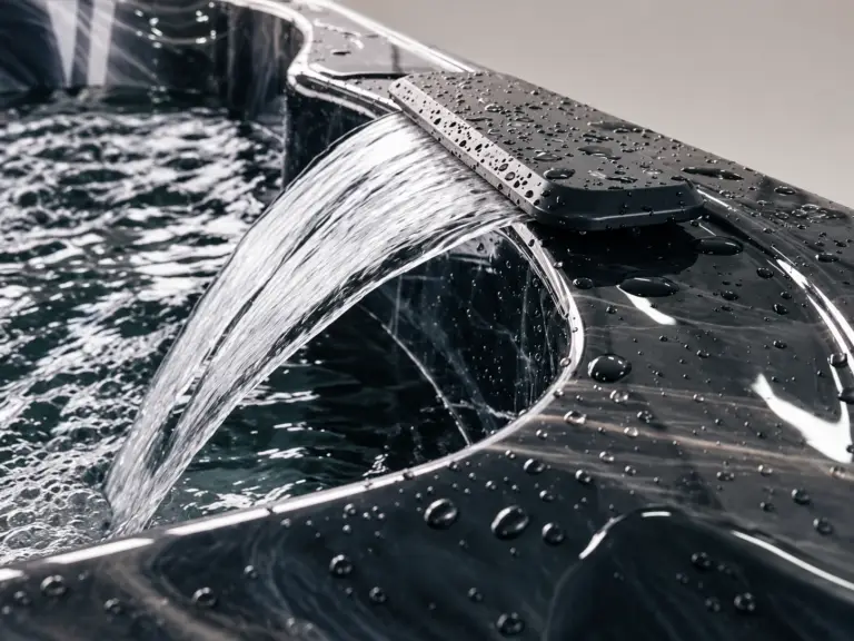 Wasserfall inkl. LED-Beleuchtung