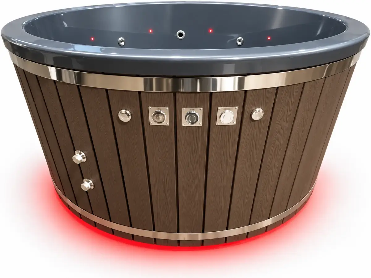 LED-Band unter der Tonne